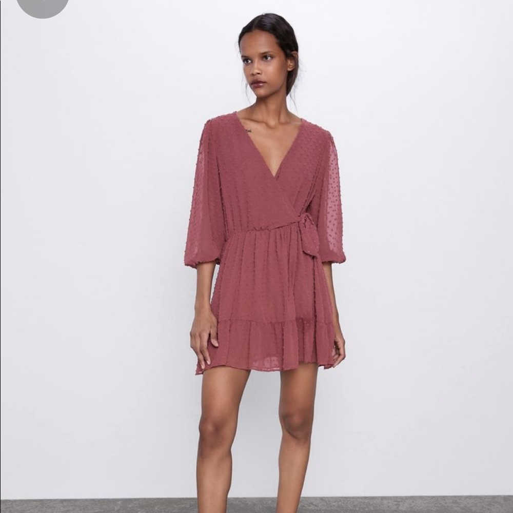 Zara Swiss dot jumpsuit